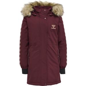 215044-3430-girl-s-hooded-coat-hummel-leaf-tex-red