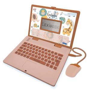 jc598anxi1-bilingual-educational-computer-with-124-activities-lexibook-animaux-brown-pink-one-size